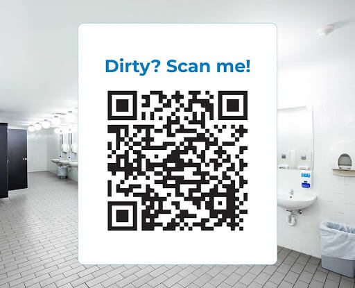 Post QR codes in the areas you serve. Building patrons can then scan it with their mobile device and talk directly with your team.